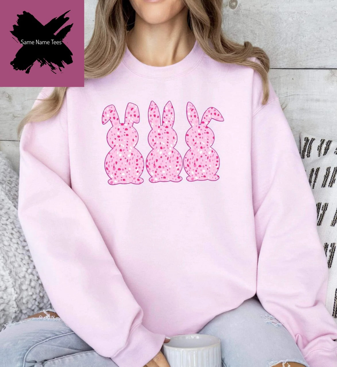 Pink Bunny Trio