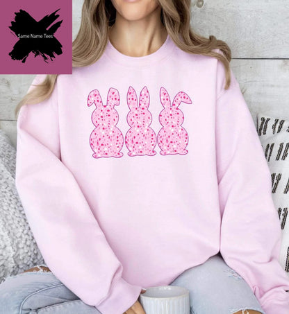 Pink Bunny Trio
