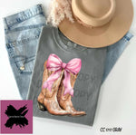 Boots and Bow Coquette