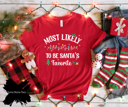 Most Likely To Christmas Shirts