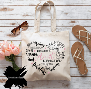 Mom, Grandma, Aunt and More Tote Bags