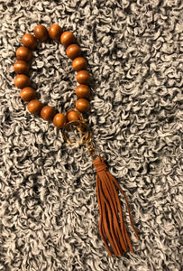 Wooden Keychain Bracelet