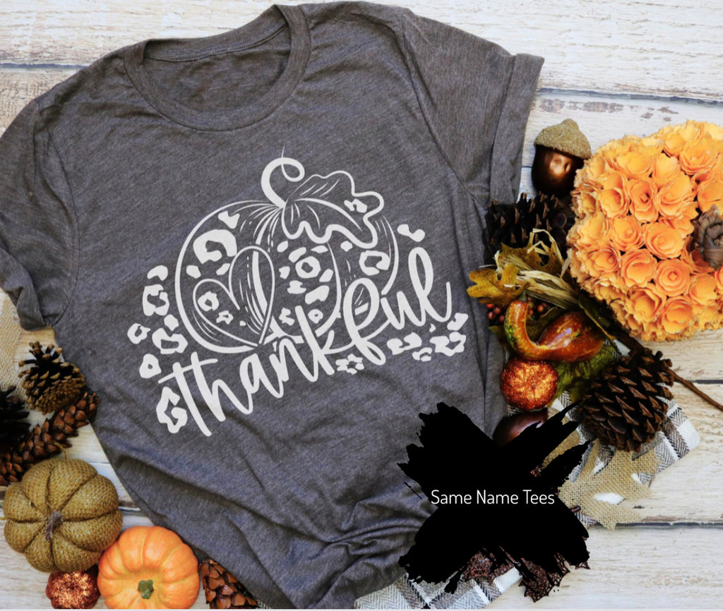 Thankful Leopard Pumpkin
