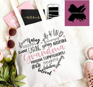 Mom, Grandma, Aunt and More Tote Bags