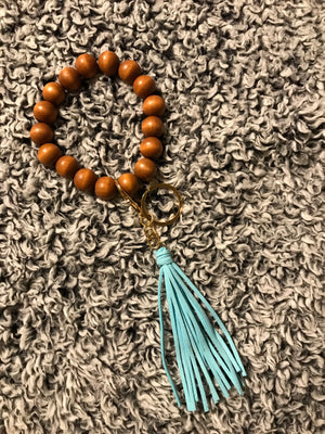 Wooden Keychain Bracelet