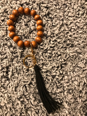 Wooden Keychain Bracelet
